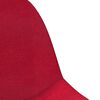 vidaXL Eetkamerstoelen draaibaar 2 st stof wijnrood