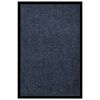 vidaXL Deurmat 80x120 cm gestreept blauw