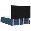 vidaXL Ottoman bed met matras 140x200cm stof blauw