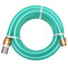 vidaXL Zuigslang met messing koppelingen 3 m 25 mm groen