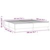 vidaXL Boxspring bed 200x200 cm fluweel lichtgrijs
