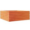 vidaXL Plantenbak 60x60x23 cm massief grenenhout wasbruin