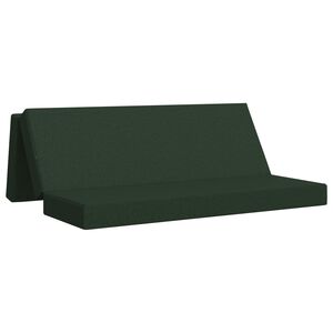 vidaXL Vouwbare Bankbed 200 x 67 x 45 cm Donkergroen