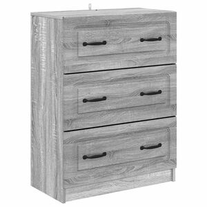 vidaXL Ladenkast Grijs sonoma 66 x 34,5 x 87 cm Bewerkt hout