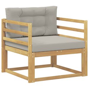 vidaXL Buiten Midden Sofa Polyester Wit