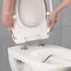 CORNAT Toiletbril met soft-close PREMIUM 2 duroplast wit