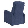 vidaXL Fauteuil verstelbaar stof blauw