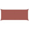 vidaXL Zonneschaduwzeil Terracotta 2,5 x 6 m 100% Polyester Oxford