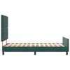 vidaXL Boxspringbed met hoofdeinde Donkergroen 100 x 200 cm Fluweel