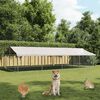 vidaXL Hondenkennel voor buiten met dak 600x300x150 cm