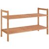 vidaXL Schoenenrek 69x27x41 cm massief walnotenhout