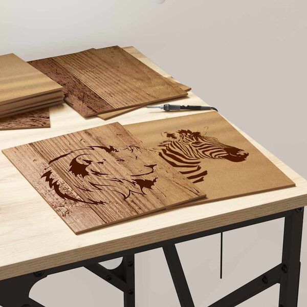 vidaXL Decorpanelen 12 pcs Oudhout 21 x 30 x 0,27 cm Bewerkt hout