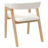 vidaXL Eettafelstoelen 2 pcs Naturel 54 x 57 x 73 cm