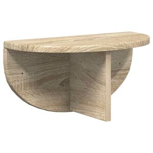 vidaXL Wandplank Muurmontage Sonoma Eiken 38 x 19 x 19 cm Bewerkt hout