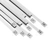 vidaXL Kabelbinders 12 st 7,9 x 700 mm zilver