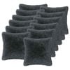 vidaXL Kussen met kussen HEERLEN 12 st Antraciet PV Fleece