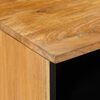 vidaXL TV-kast met lade Naturel 100 x 33,5 x 46 cm Massief Mango Hout