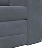 vidaXL Vouwsofa Bed Donkergrijs 98 x 71 x 83 cm Fluweel