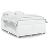 vidaXL Bedframe kunstleer wit 160x200 cm