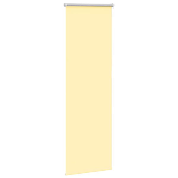 vidaXL Rolgordijn verduisterend 60x175 cm stofbreedte 55,7cm geel