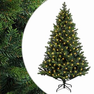 vidaXL Kunstmatige Inklapbare Kerstboom 120 cm 150 LED's Warmwit