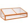 vidaXL Broeikas 110x56x39 cm vurenhout oranje