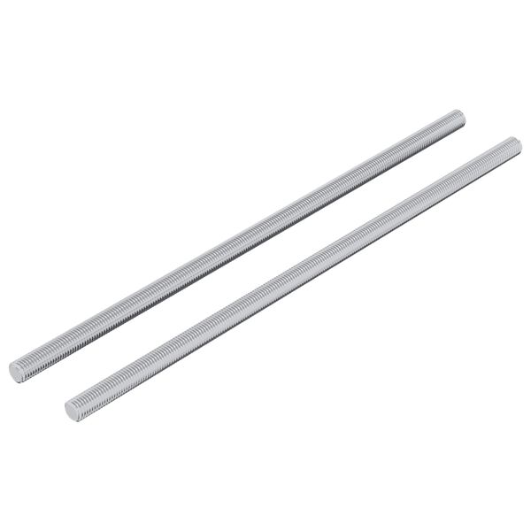 vidaXL Draadstaaf 2 pcs Zilver 6 x 170 mm Staal