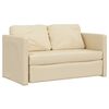 vidaXL Slaapbank vloermodel 2-in-1 112x174x55 cm stof cr&egrave;mekleurig