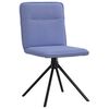 vidaXL Eetkamerstoelen 2 st stof jeansblauw