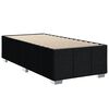 vidaXL Boxspring met matras stof zwart 90x190 cm