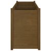 vidaXL Plantenbak 150x50x70 cm massief grenenhout honingbruin