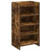 vidaXL Schoenenkast Gerookt eiken 48 x 36 x 92 cm Bewerkt hout