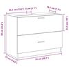 vidaXL Badkamer Kast met lade Oud Hout 78 x 37 x 59 cm Bewerkt hout