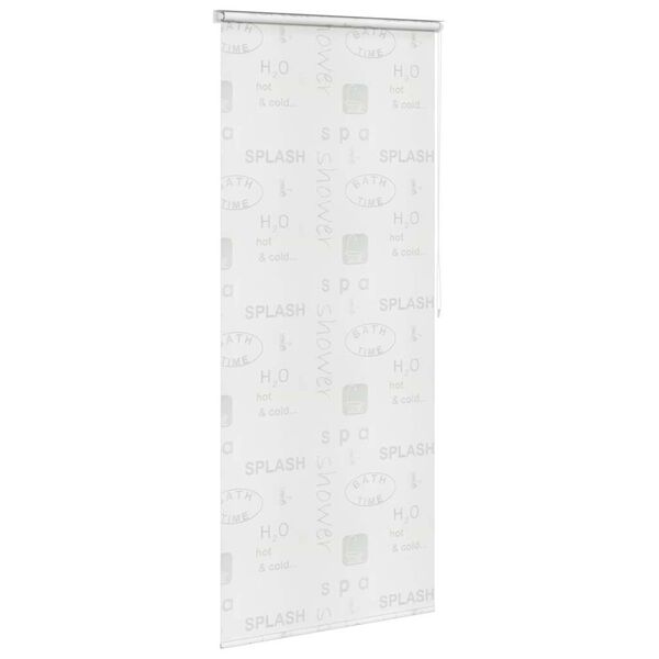 vidaXL Rolgordijn voor douche 80x240 cm splash