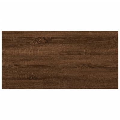vidaXL Wandschappen 8 st 40x20x1,5 cm bewerkt hout bruin eikenkleur