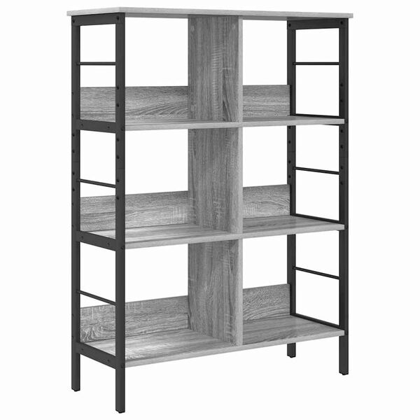 vidaXL Boekenkast Grijs Sonoma 82 x 32 x 112 cm Bewerkt hout