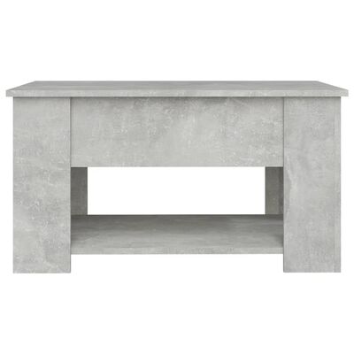 vidaXL Salontafel 79x49x41 cm bewerkt hout betongrijs