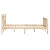 vidaXL Bedframe massief hout 135x190 cm