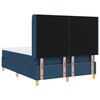vidaXL Boxspringbed met matras met hoofdeinde Blauw 140 x 200 cm Stof