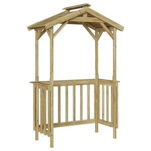 vidaXL Barbecue-overkapping Bruin 133.5 x 63 x 200 cm