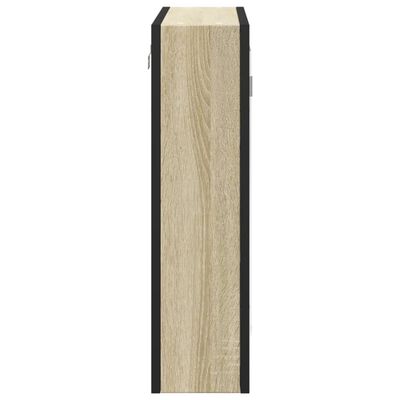vidaXL Badkamerspiegelkast 60x16x60 cm bewerkt hout sonoma eikenkleur