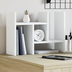 vidaXL Bureau organiser 34,5x15,5x35,5 cm bewerkt hout wit