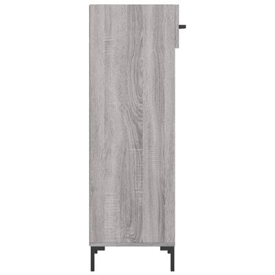 vidaXL Schoenenkast 30x35x105 cm bewerkt hout grijs sonoma eikenkleur