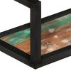 vidaXL Wandschappen 2 st 110x17x17 cm massief gerecycled hout en ijzer