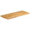 vidaXL Tafelblad met natuurlijke rand 90x40x3,8 cm massief mangohout