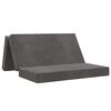 vidaXL Vouwbare Bankbed 160 x 67 x 45 cm Donkergrijs