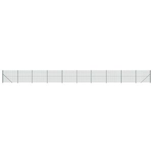 vidaXL Draadgaashek met flens 2,2x25 m groen