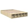 vidaXL Bedframe bewerkt hout sonoma eikenkleurig 160x200 cm