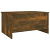 vidaXL Salontafel 80x55,5x41,5 cm bewerkt hout gerookt eikenkleurig