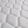 vidaXL Bed met traagschuim matras kunstleer wit 140x200 cm